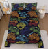 URLINENS Boys Sheets Full Size 4 Piece, Hand Drawn Cars Sheet Set for