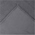 Better Trends Jullian Collection - Super Soft Lightweight 100% Cotton Tufted Standard Sham in Gray, Machine Washable