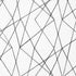 No. 918 Fraction 2-pack Mid-Century Modern Geometric Embroidery Semi-Sheer Curtain Panel Pair, 50" x 84", Black