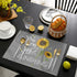 You are My Sunshine Placemat Set of 6 for Dining Table - Cotton Linen Waterproof Cloth Table Mat, Easy Clean