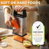 Spring Chef 10" Professional Parmesan Cheese Grater with Container, 4 Sided Kitchen Cheese Shredder, Black Soft Grip