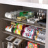 Simple Houseware Assorted Can Organizer, Set of 4 Clear for Refrigerator and Pantry Storage