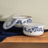Pfaltzgraff Gabriela Storage Bowls, 6 inch, Blue and White Design for Kitchen Storage