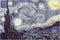Tempered Glass Cutting Board for Kitchen, Van Gogh Design Blue Starry, Small Heat Resistant, 8x12 inch