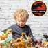 Venicor Beware of Dinosaur Sign - 12 x 12 Inches Aluminum, T Rex Room Decor for Boys, Keep Out Warning Metal Wall Art