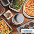 Farberware GoldenBake Nonstick Baking Pan with Lid, Rectangle, Insulated, 9 Inch x 13 Inch, Gray