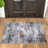 IOHOUZE Small Abstract Area Rug 2x3 Ft, Washable Door Mat with Rubber Backing, Soft Non Slip Rug for Kitchen