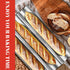 GGC 3-Loaf Baguette Bread Pan, Nonstick Perforated Grade Coating for Baking Crispy Baguettes