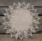 Lace Doily Round Table Topper Scarf Place Mat (16 inch) – Neutral Earth Tones Doily
