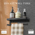 JOOM Hand Towel Holder for Bathroom -Paper Towel Holder Wall Mount - for Bathroom Black Paper Towel Holder with Shelf