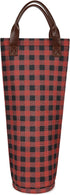 Tirrinia Insulated Wine Gift Tote Bag - Padded Thermal Carrier for Travel and Picnics, Great Gift for Wine Lovers, Black
