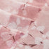 FMFUNCTEX Linen Sheer Curtains, Blush Pink Blossom Patterned, 96 Inches Long, Floral Drapes for Kids Room and Living