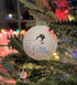 Tree Buddees Funny Snowman Farting Glass Bulb Ornament - How Snowflakes are Really Made!