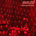 360LED Bulbs, 8 (13 5 HEYFUNi Net Mesh String Lights, Red Light Lighting Modes, for Indoor Outdoor, Curtain, Christmas
