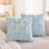 TAOSON Pack of 2,Valentines Day Decoration Blue Cute Bow Soft Plush Faux Fur