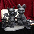 Nemesis Now Figurine Decor, Detailed Hand-Painted Polyresin, Black - Pawzuph Horned Gothic Satanic Cat