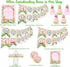 Peter Rabbit Water Bottle Labels - 20 Pack for Rabbit Party Decorations - Blue Bottle
