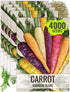 Seed Needs Carrot Seeds for Planting Rainbow Carrots - Non-GMO Heirloom &