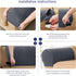 SUBRTEX Stretch Armrest Covers, Anti-Slip Upgraded Spandex Arm Covers for Chairs, 2pcs, Grey