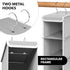 2 Pack 10 Simple Houseware Shelves Hanging Organizer, Gray