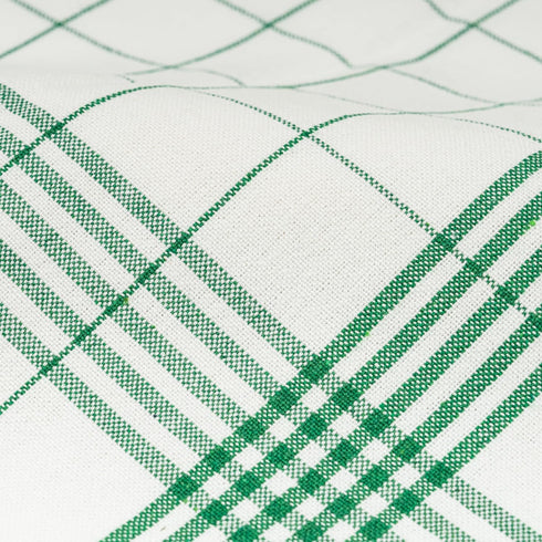 6 Pack, 30"x20", 100% Cotton Green Tea Towels - Cotton Checkered Kitchen Towels for Dishes, Baking and Cleaning