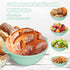 9in Bread Proofing Basket, Silicone Sourdough Baking Bowl with Liner, Thick Foldable Reusable Handmade Supplies (Light
