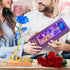 Childom Birthday Gifts for Women, Christmas Rose Gifts for Her Mom, Blue Rose with Love Stand for Wife