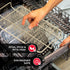 Bacon Tray - 2-Piece Set, Durable Non-Stick Cooking Tray for Bacon, White Stone Tray and Carbon Steel
