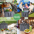 2 Pack 2 Pack) VENO Cooler Bag and Insulated Grocery Bags for Food Delivery, Collapsible Cooler. Reusable Shopping Bags