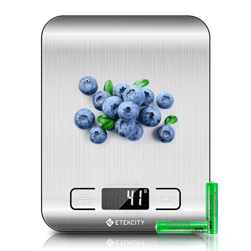 Etekcity Food Kitchen Scale, Digital Grams and Ounces for Weight Loss, Baking, Cooking, Keto and Meal Prep - LCD