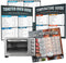 Toaster Oven Cheat Sheet Cooking Times Chart Magnet, Baking & Grilling Guide for Breville, Cuisinart, More