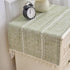 Summer Small Bedside Tablecloth Nightstand Cover Cloth with Tassels Rustic Farmhouse End Table Cloth Linen Side Table