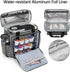 CURMIO Coffee Maker Travel Bag for Keurig K-Mini, Carrying Case with Multiple Pockets for K-Cup Pods
