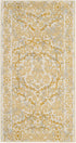 SAFAVIEH Evoke Collection Accent Rug - 2'2" x 4', Ivory & Gold, Shabby Chic Design, Easy Care