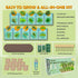 EquSym 10 Herb Window Garden Kit Indoor - Herb Seeds for Indoor & Outdoor Gardening, Seeds for Planting, Gardening Gift