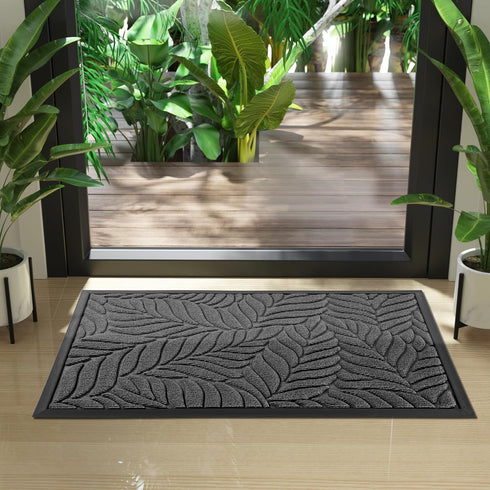 Yimobra Door Mats Outdoor Indoor | Heavy Duty Non Slip Welcome Mats for Front Door | Easy Clean Outside Doormats