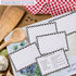 Meadowsweet Kitchens Recipe Card Set: 25 Double-Sided Recipe Cards 4 x 6 Inch for a Recipe Card Box
