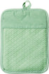 African American Expressions Pink and Green Mitt Set, Oven Mitt 7"x13"/Pot Holder 7"x9" Silicone Set
