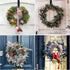 Myfolrena Adjustable Wreath Hanger (Bronze-1 Pack) - Stainless Steel Door Hanger for Front Door, 20lb Capacity
