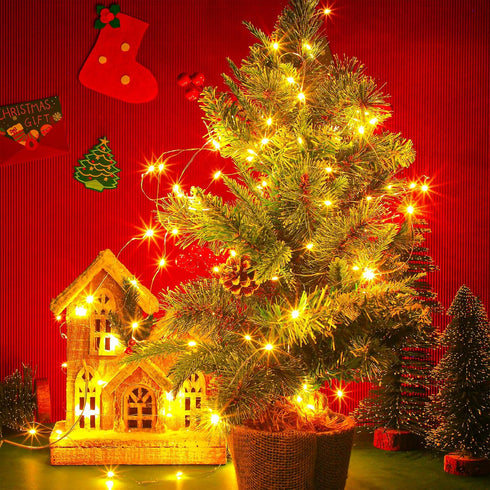20 33 100 Macarrie Pcs USB String Lights ft LED Fairy Lights Powered String for Christmas Indoor Outdoor Wedding Party