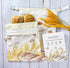 Cazlon (2-Pack, 12"x17", Eco-Friendly Linen Beeswax Bread Bags Reusable, Sustainable Storage for Homemade Bread