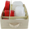 Food Storage Container Organizer Box, Kitchen Drawer Organizer for Rubbermaid, Adjustable Foldable Cloth Box