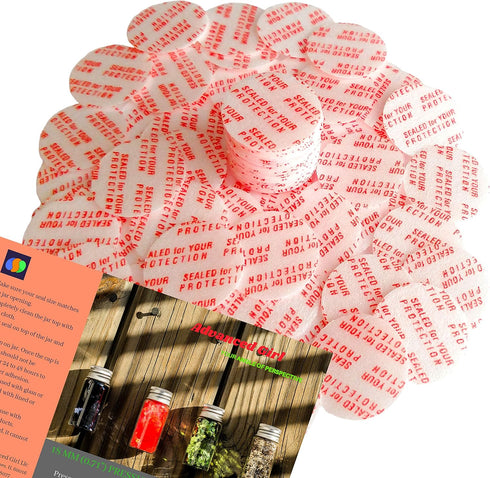 Torque Activated Pressure Sensitive Seals Cap Liners - 200 PCS, 18 mm (0.71"), Made in USA