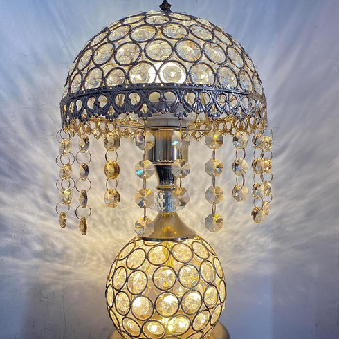 Lianggefun 6Ft Crystal Chandelier Parts Beads,Hanging Crystal Beads Chain Garland,Door Curtain,Candlestick,Party