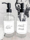 Vintage Farmhouse Mouthwash and Lotion Labels for Bottles, Waterproof Stickers, Mouthwash and