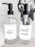 Vintage Farmhouse Mouthwash and Lotion Labels for Bottles, Waterproof Stickers, Mouthwash and