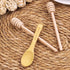 Honey dipper 4Pcs 6.3 Inch DESIOLE Wooden Sticks Mini Honey Spoon, Honey Mixing Stirrer Comb Stick for Honey Jar