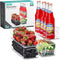 Sorbus Stackable Refrigerator Organizer Bins, Clear Storage Bins for Kitchen Pantry, Freezer & Fridge Organization, 4