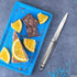 Grapefruit Knife with Curved Serrated Blade, Small Kitchen Cutter for Fruit Slicing, Stainless Steel Knife