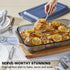 Pyrex Colors 9"x13" Tinted Glass Baking Dish with BPA-Free Lid, Oblong Bakeware for Casserole & Lasagna